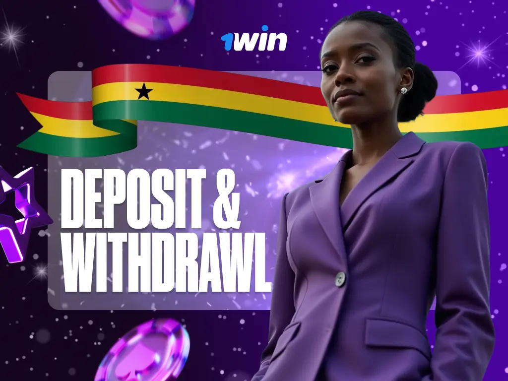 Withdrawal process on 1win Ghana