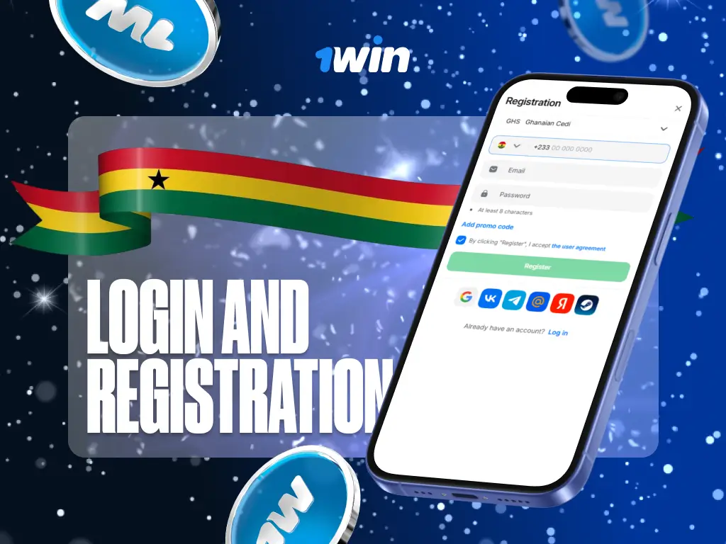 registration at 1win with the mobile app